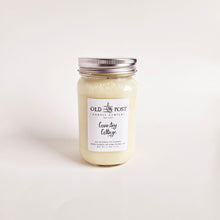 Load image into Gallery viewer, Handmade 16 oz soy candle with blueberry, vanilla, and lemon aroma