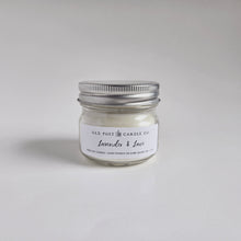 Load image into Gallery viewer, Handmade soy candle with lavender and vanilla aroma