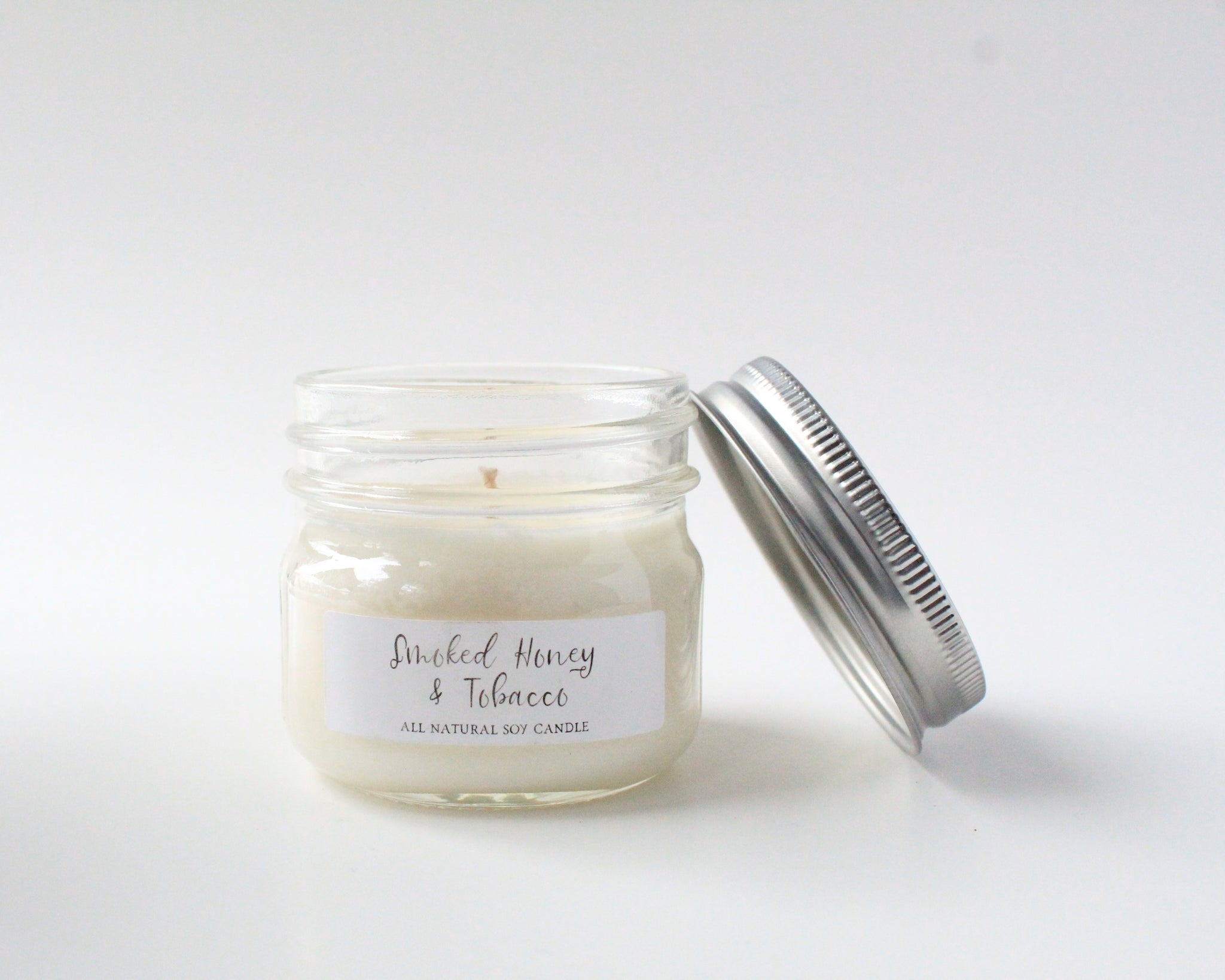 smoked tobacco candle + Mahogany 10 oz. 4 months Smoked Honey & Tobacco |